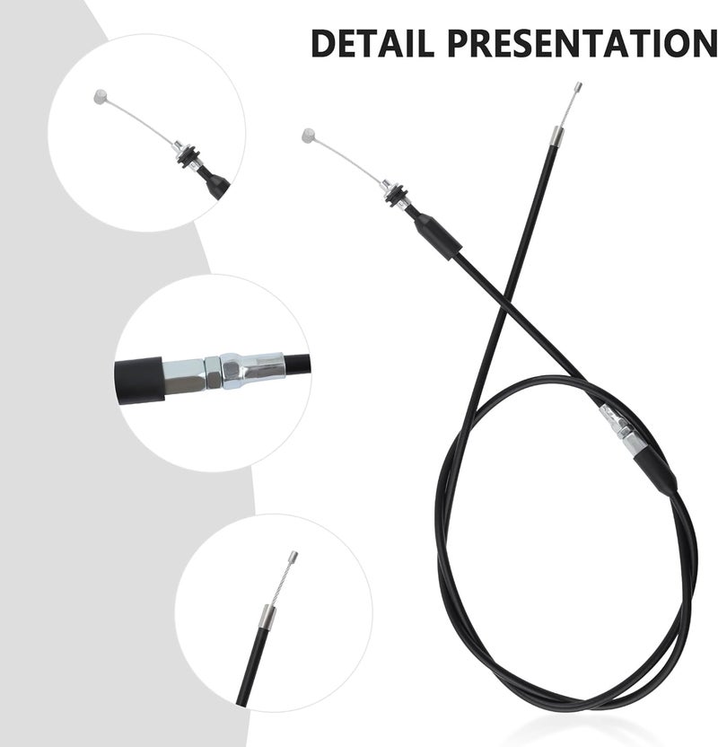 Stacool 7/8'' 22mm Thumb Throttle Kit with Throttle Cable,Aluminum Motorcycle/Mini Bike Throttle Cable Replacement,Universal Motorcycle Accessories for 50-250cc ATV Bike - Image 3